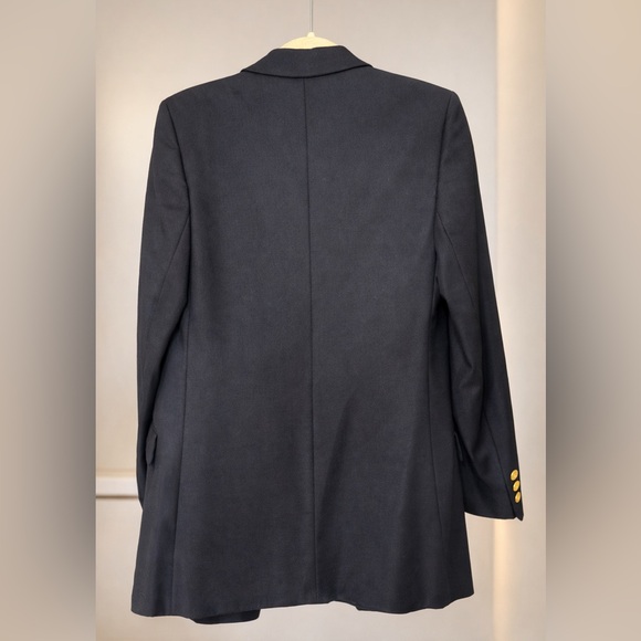 Burberry Vintage 100% Wool Tailored Double-Breasted Blazer - Picture 4 of 8